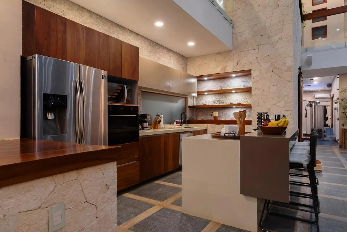 9Br Luxury Villas Aldea Zama, Private Pools & Gym! 图卢姆 0*,